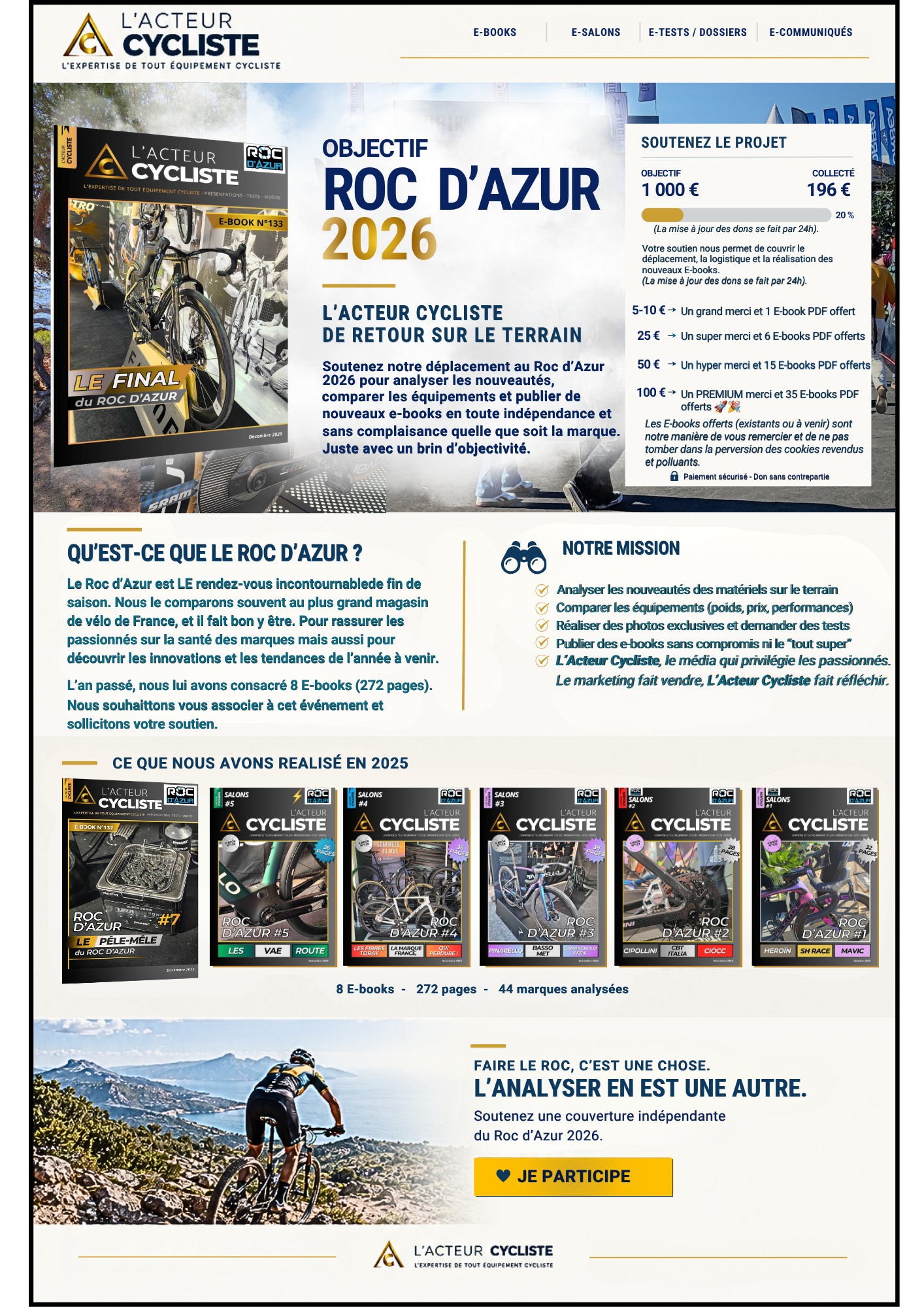 OJECTIF ROC D'AZUR 2026 OBJECTIF ROC D'AZUR 2026