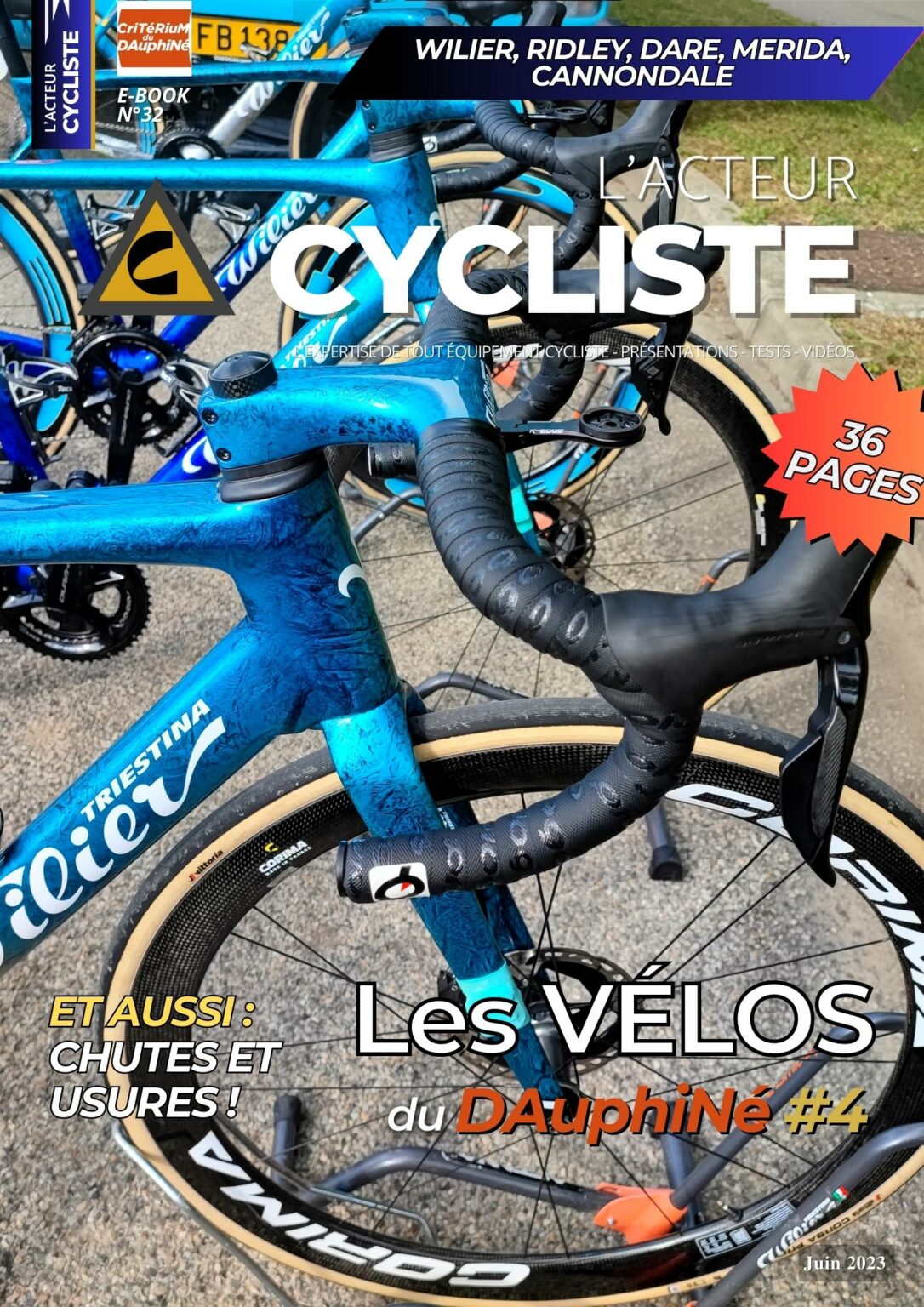 COURSES CYCLISTES CRITERIUM DU DAUPHINE VELOS WILIER MERIDA