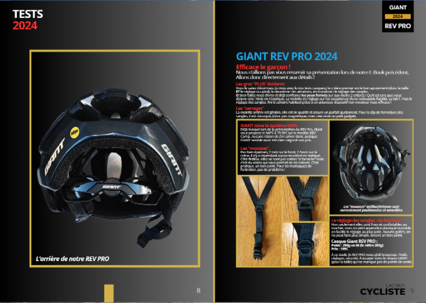 TEST CASQUE GIANT PRO