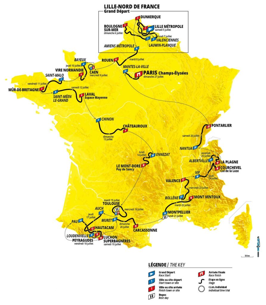 LES PRONOSTICS DU TDF 2025