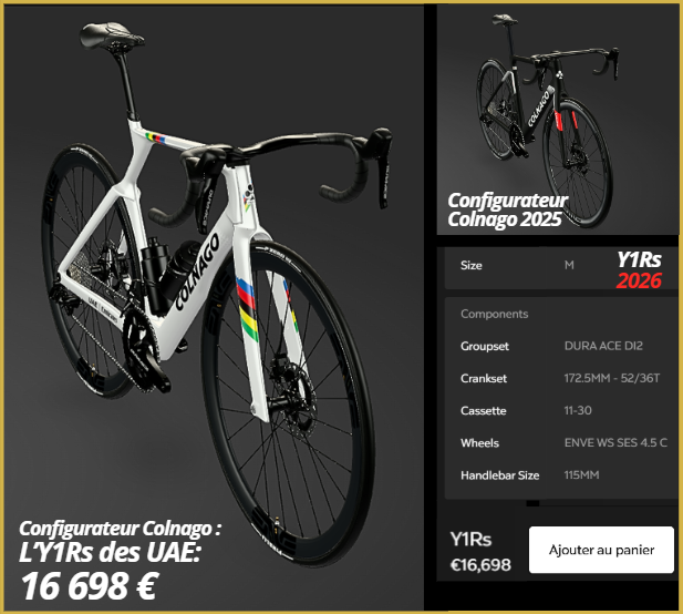 Vélos du WorldTour 2026