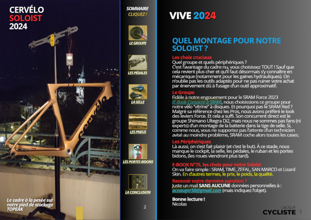 CERVELO SOLOIST 2024 MONTAGE