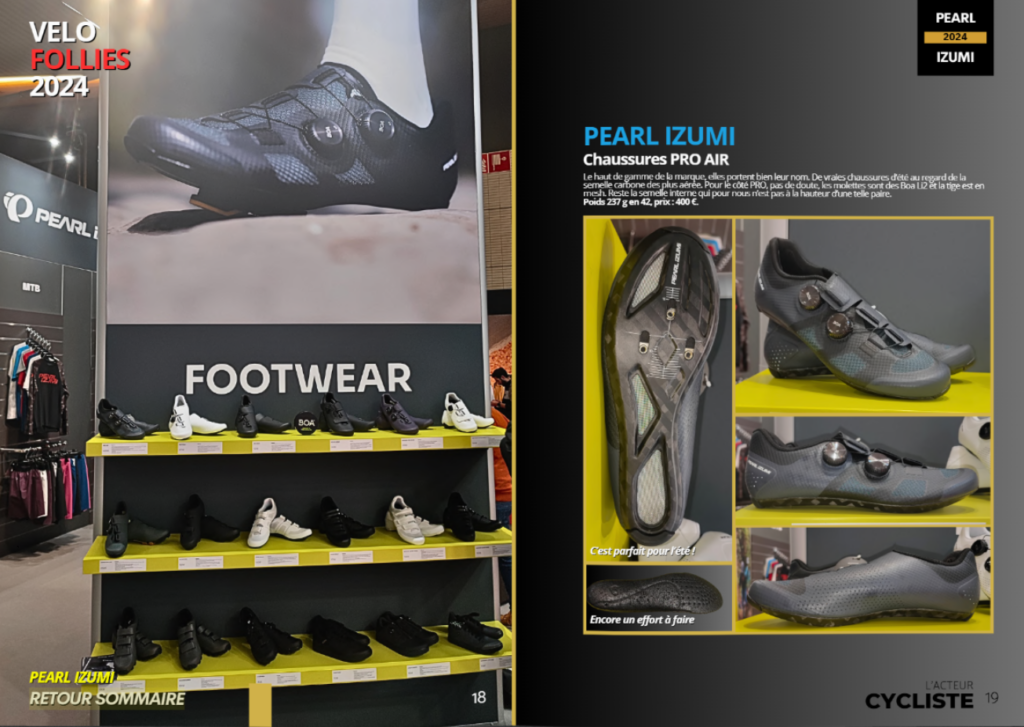 VELOFOLLIES 2024 EQUIPEMENT PEARL IZUMI