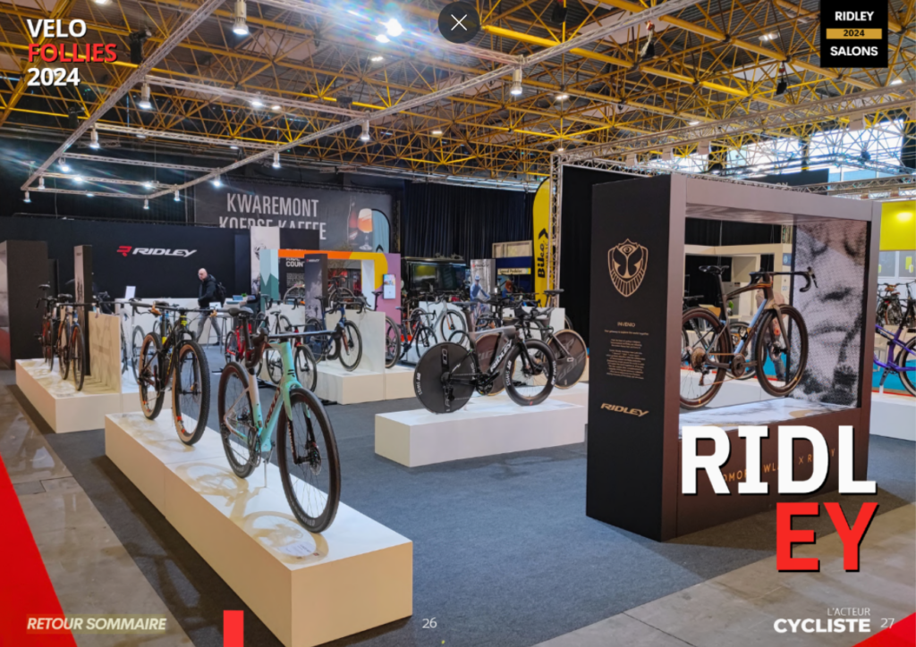 VELOFOLLIES 2024 EQUIPEMENT RIDLEY