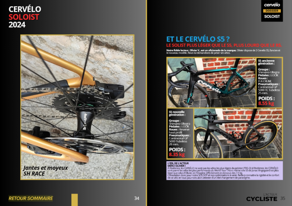 cervelo soloist montage