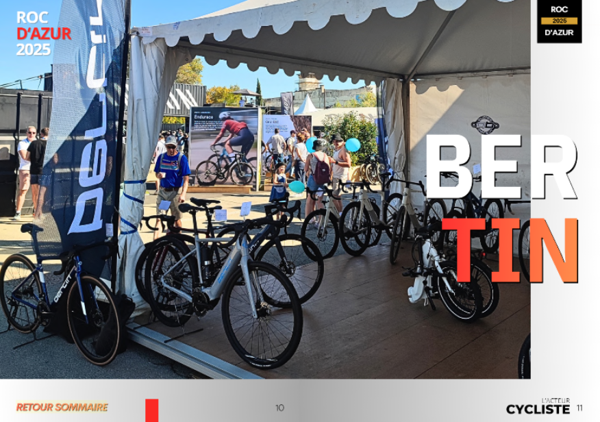 les vélos français au roc 2025 stand BERTIN