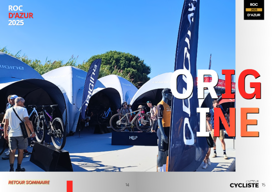 les vélos français au roc 2025 stand ORIGINE