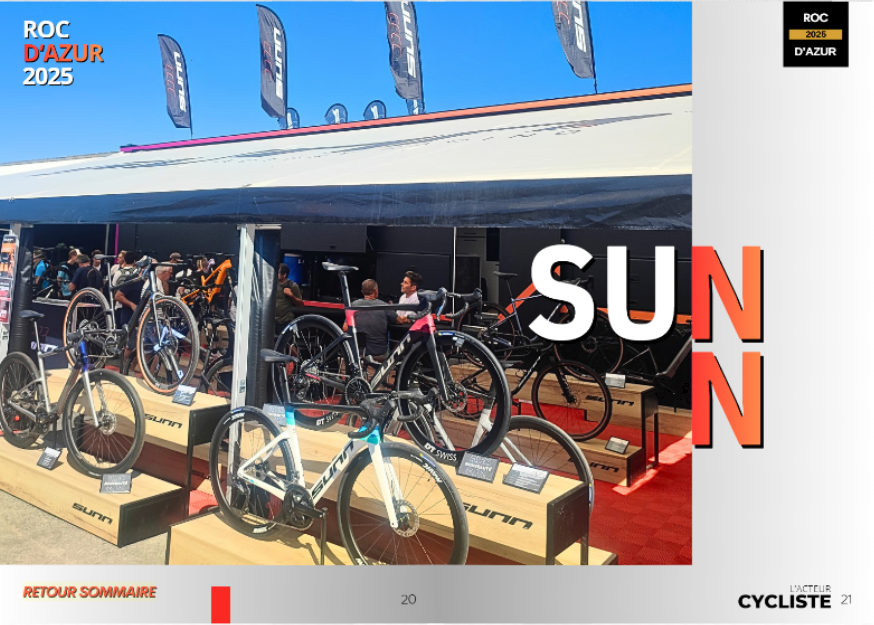 les vélos français au roc 2025 stand SUNN