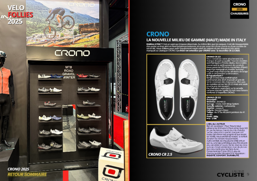 SALON VELOFOLLIES 2025 CRONO