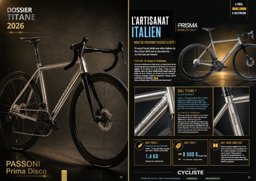 VELO TITANE CARBONE 2026 