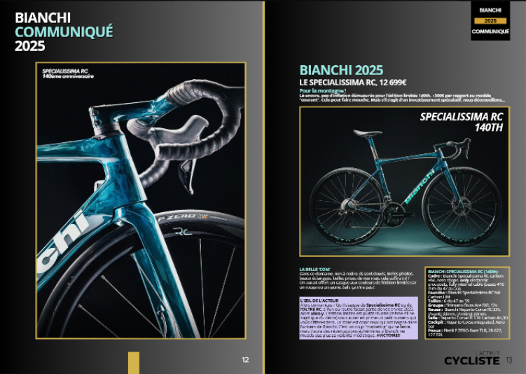BIANCHI ANNIVERSAIRE SPECIALISSIMA RC