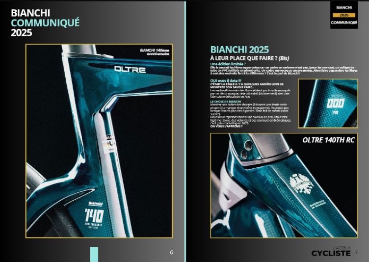 BIANCHI ANNIVERSAIRE OLTRE RC