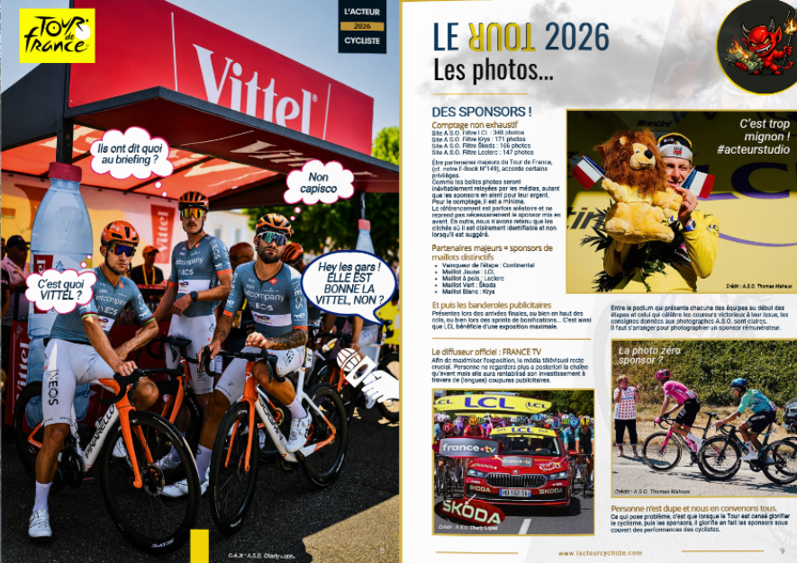 Les sponsors du Tour de France 2026 VITTEL