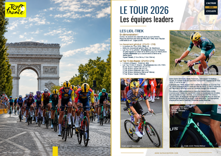 TOUR DE FRANCE 2026,TOP 10 TREK