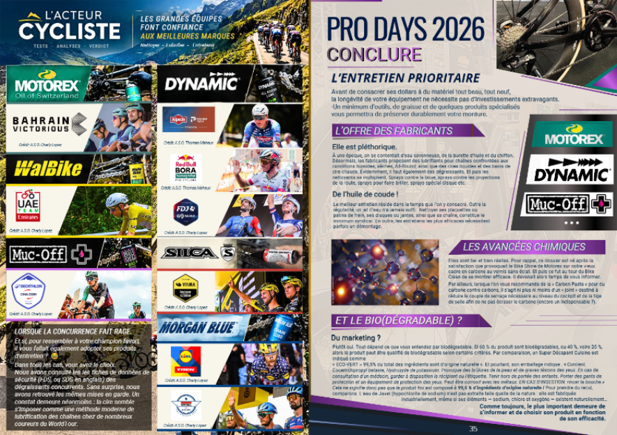 MOTOREX TOPEAK DYNAMIC PRO DAYS 2026